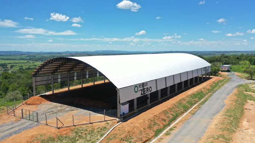 Aterro Classe I da Resíduo Zero Ambiental, com galpão coberto