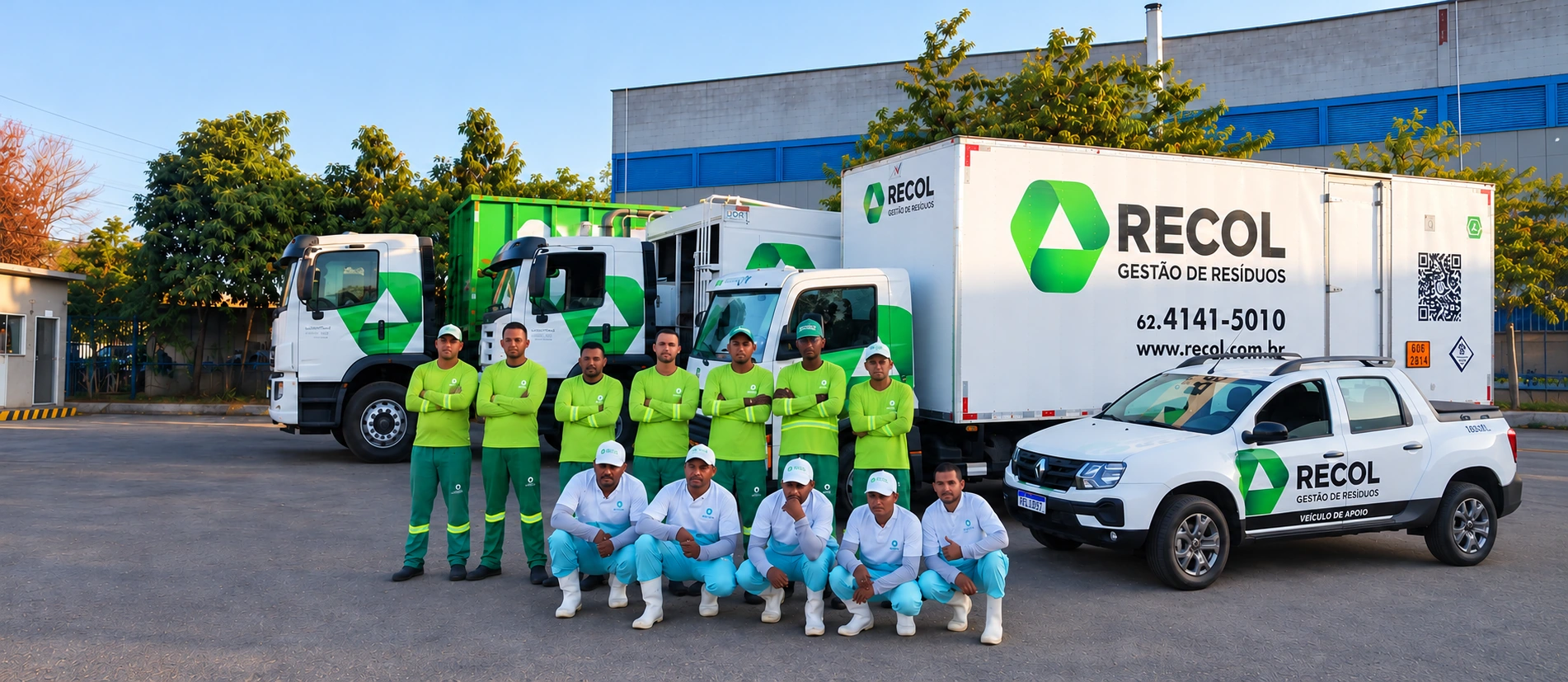 Equipe e frota Recol